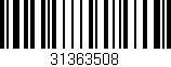 Código de barras (EAN, GTIN, SKU, ISBN): '31363508'