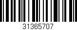 Código de barras (EAN, GTIN, SKU, ISBN): '31365707'
