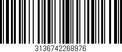 Código de barras (EAN, GTIN, SKU, ISBN): '3136742268976'