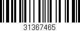 Código de barras (EAN, GTIN, SKU, ISBN): '31367465'