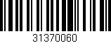 Código de barras (EAN, GTIN, SKU, ISBN): '31370060'