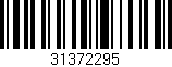 Código de barras (EAN, GTIN, SKU, ISBN): '31372295'