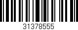 Código de barras (EAN, GTIN, SKU, ISBN): '31378555'