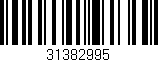 Código de barras (EAN, GTIN, SKU, ISBN): '31382995'