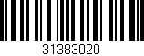 Código de barras (EAN, GTIN, SKU, ISBN): '31383020'