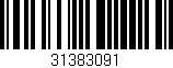 Código de barras (EAN, GTIN, SKU, ISBN): '31383091'