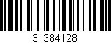 Código de barras (EAN, GTIN, SKU, ISBN): '31384128'