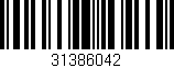 Código de barras (EAN, GTIN, SKU, ISBN): '31386042'
