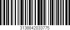 Código de barras (EAN, GTIN, SKU, ISBN): '3138842033775'