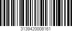Código de barras (EAN, GTIN, SKU, ISBN): '3139420008161'