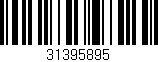 Código de barras (EAN, GTIN, SKU, ISBN): '31395895'
