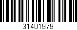 Código de barras (EAN, GTIN, SKU, ISBN): '31401979'