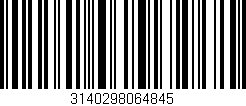 Código de barras (EAN, GTIN, SKU, ISBN): '3140298064845'