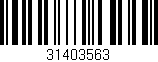 Código de barras (EAN, GTIN, SKU, ISBN): '31403563'