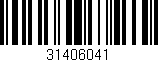 Código de barras (EAN, GTIN, SKU, ISBN): '31406041'
