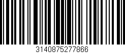 Código de barras (EAN, GTIN, SKU, ISBN): '3140875277866'