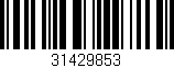 Código de barras (EAN, GTIN, SKU, ISBN): '31429853'