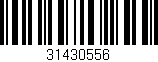 Código de barras (EAN, GTIN, SKU, ISBN): '31430556'