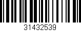 Código de barras (EAN, GTIN, SKU, ISBN): '31432539'