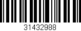 Código de barras (EAN, GTIN, SKU, ISBN): '31432988'