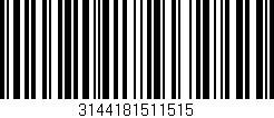 Código de barras (EAN, GTIN, SKU, ISBN): '3144181511515'
