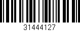Código de barras (EAN, GTIN, SKU, ISBN): '31444127'