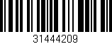 Código de barras (EAN, GTIN, SKU, ISBN): '31444209'