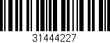Código de barras (EAN, GTIN, SKU, ISBN): '31444227'