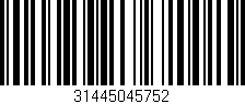 Código de barras (EAN, GTIN, SKU, ISBN): '31445045752'