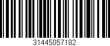 Código de barras (EAN, GTIN, SKU, ISBN): '31445057182'