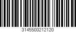 Código de barras (EAN, GTIN, SKU, ISBN): '3145500212120'