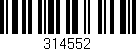 Código de barras (EAN, GTIN, SKU, ISBN): '314552'