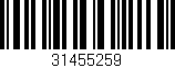 Código de barras (EAN, GTIN, SKU, ISBN): '31455259'