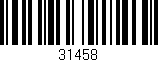 Código de barras (EAN, GTIN, SKU, ISBN): '31458'