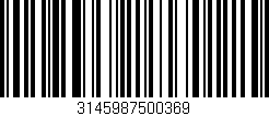 Código de barras (EAN, GTIN, SKU, ISBN): '3145987500369'
