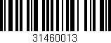 Código de barras (EAN, GTIN, SKU, ISBN): '31460013'