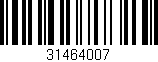 Código de barras (EAN, GTIN, SKU, ISBN): '31464007'