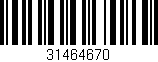 Código de barras (EAN, GTIN, SKU, ISBN): '31464670'