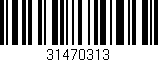 Código de barras (EAN, GTIN, SKU, ISBN): '31470313'
