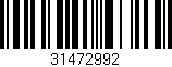 Código de barras (EAN, GTIN, SKU, ISBN): '31472992'