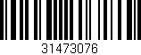 Código de barras (EAN, GTIN, SKU, ISBN): '31473076'