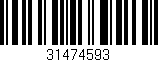 Código de barras (EAN, GTIN, SKU, ISBN): '31474593'