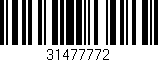 Código de barras (EAN, GTIN, SKU, ISBN): '31477772'