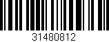 Código de barras (EAN, GTIN, SKU, ISBN): '31480812'