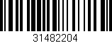 Código de barras (EAN, GTIN, SKU, ISBN): '31482204'
