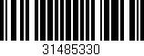Código de barras (EAN, GTIN, SKU, ISBN): '31485330'