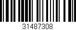 Código de barras (EAN, GTIN, SKU, ISBN): '31487308'
