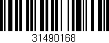 Código de barras (EAN, GTIN, SKU, ISBN): '31490168'