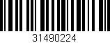 Código de barras (EAN, GTIN, SKU, ISBN): '31490224'
