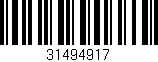 Código de barras (EAN, GTIN, SKU, ISBN): '31494917'